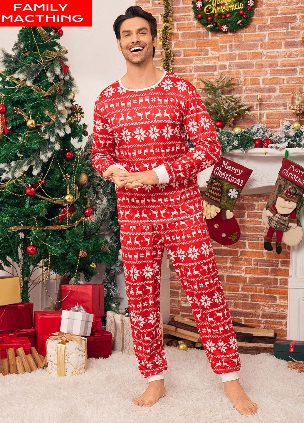 Пижама (лонгслив, брюки) SHEIN (353313003)