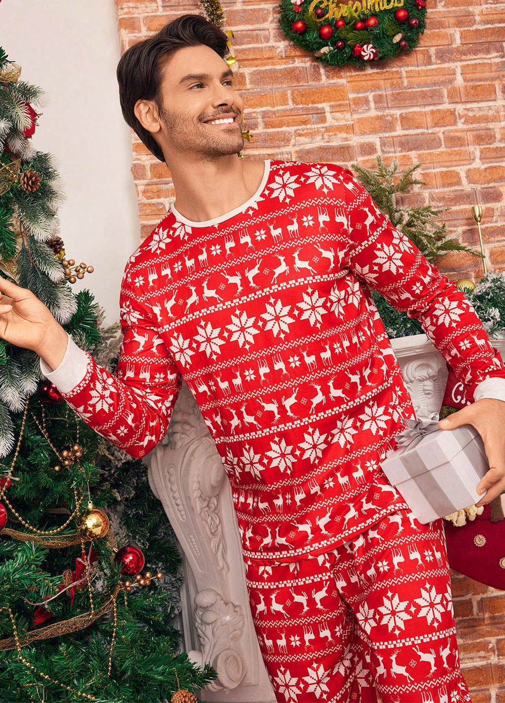 Пижама (лонгслив, брюки) SHEIN (353313003)