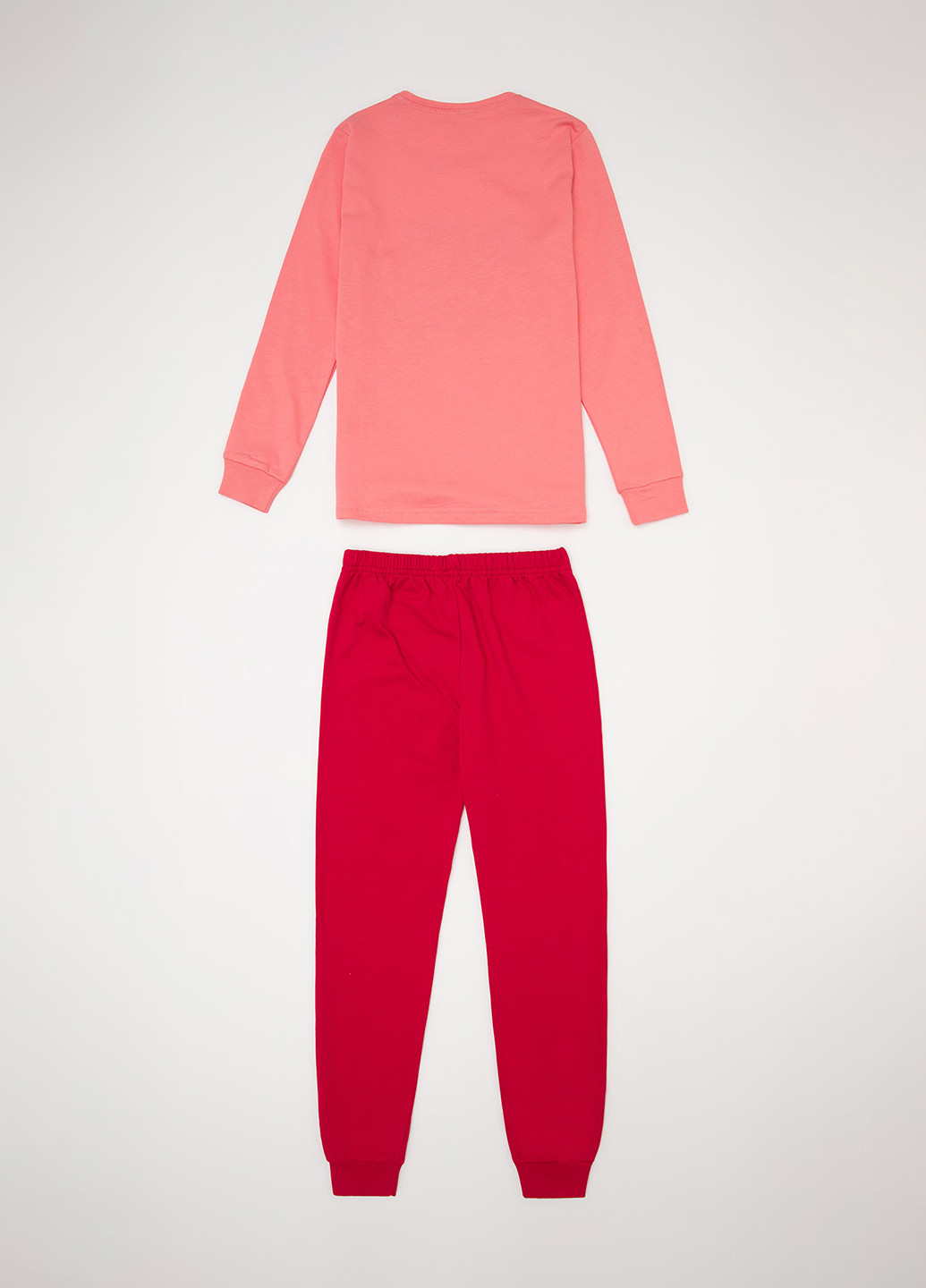 Рожева всесезон піжама лонгслив + брюки DeFacto
