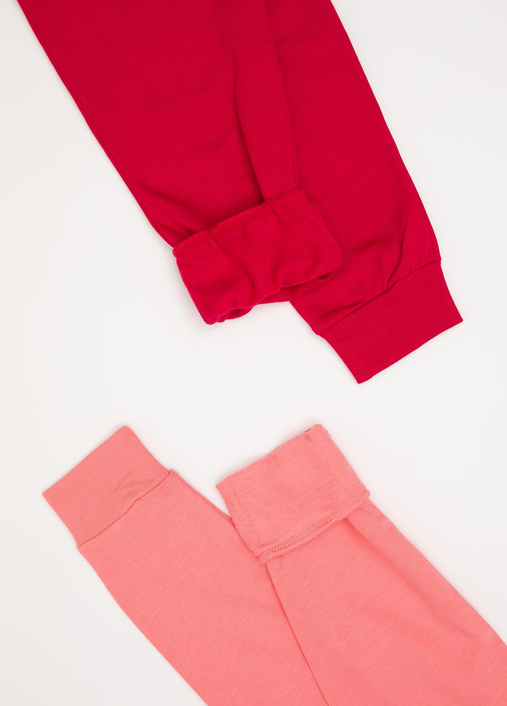 Рожева всесезон піжама лонгслив + брюки DeFacto