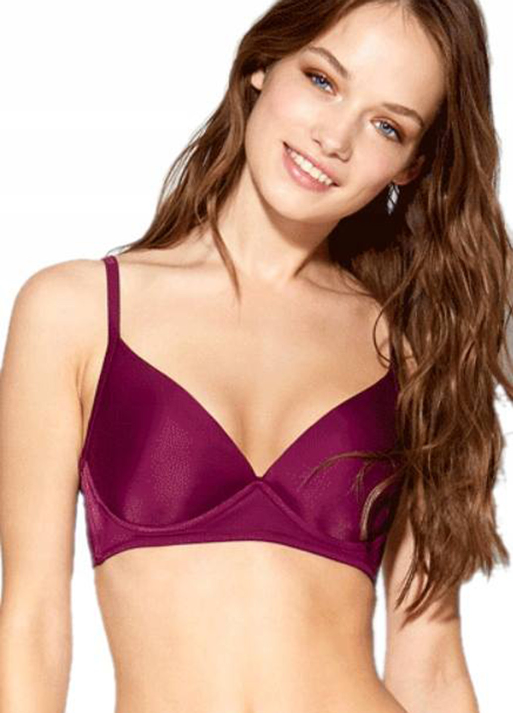 Фиолетовый корбей бюстгалтер Fashion Forms с косточками полиамид