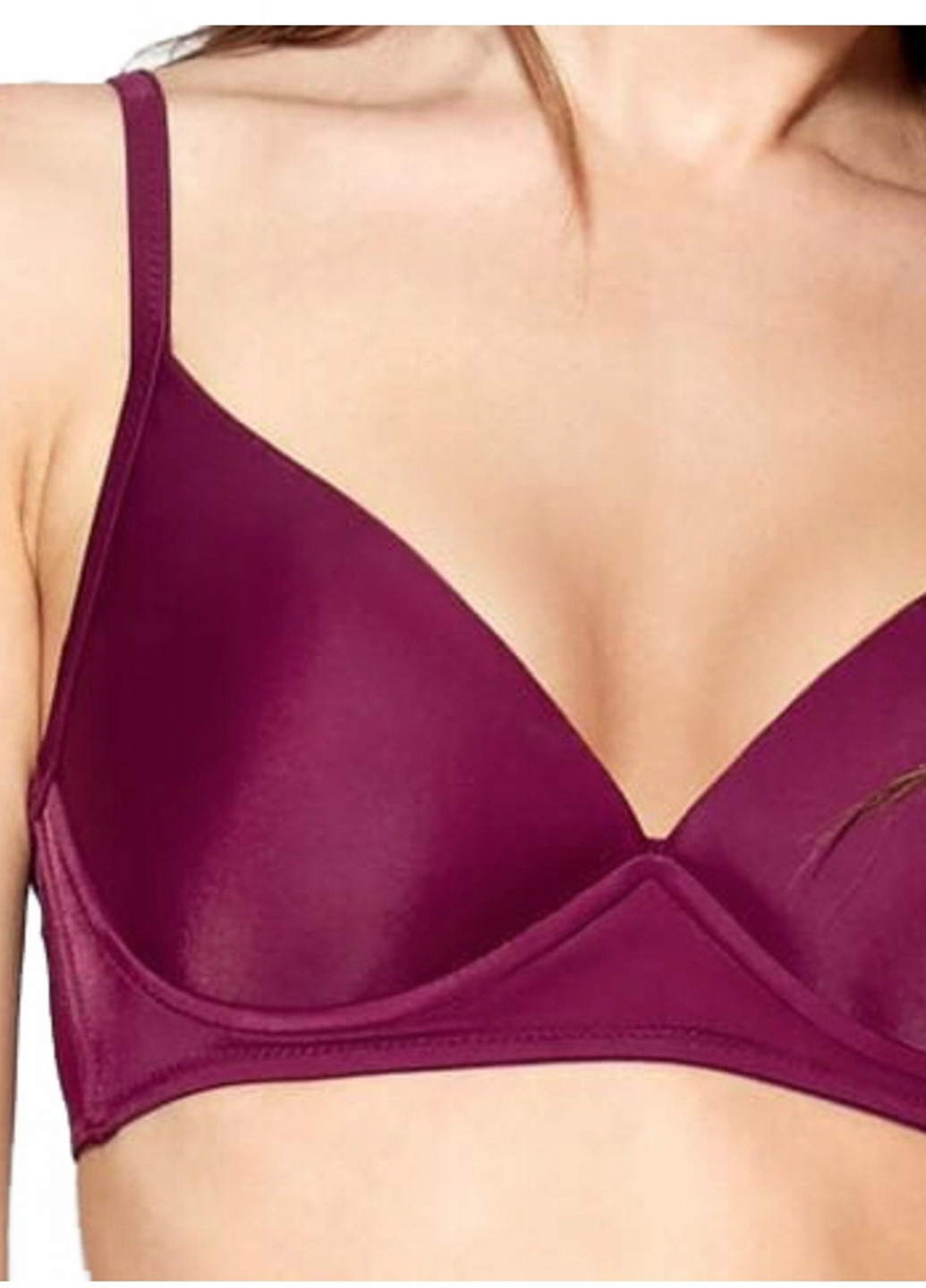 Фиолетовый корбей бюстгалтер Fashion Forms с косточками полиамид