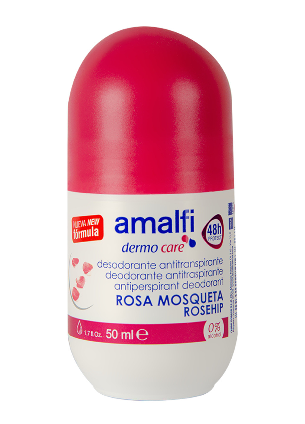 Роликовый дезодорант Rosa Mosqueta 50 мл Amalfi (244701453)