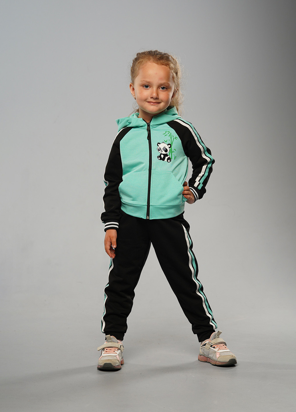 М'ятний демісезонний спортивний костюм панда Sinthia (192445463)