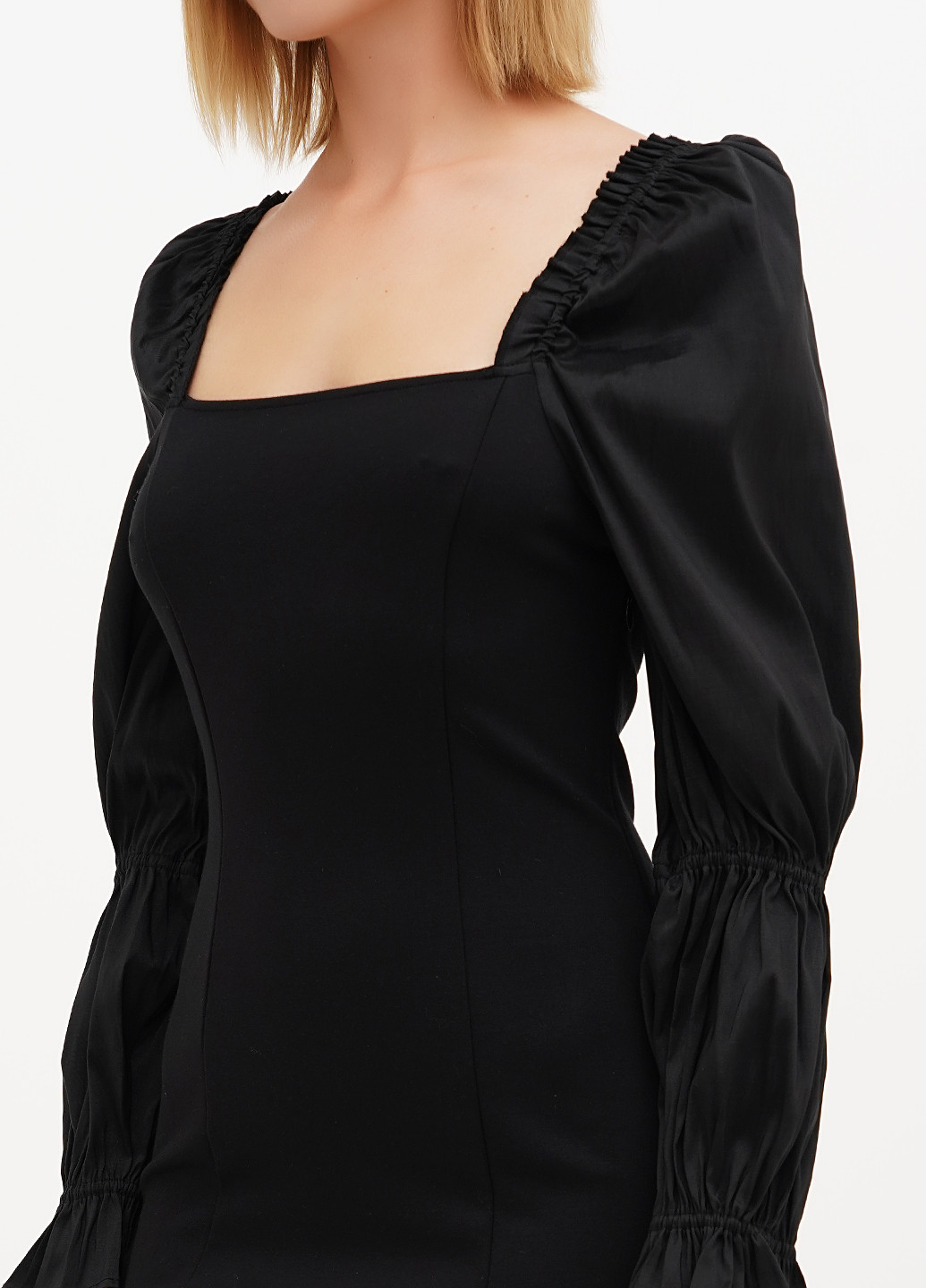 Чорна кежуал сукня силуетна Love однотонна