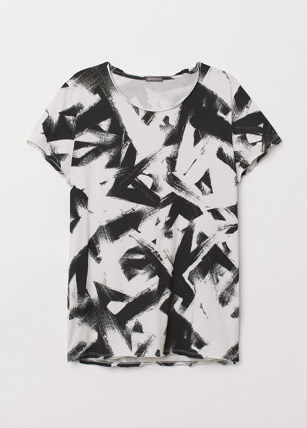Черно-белая футболка H&M