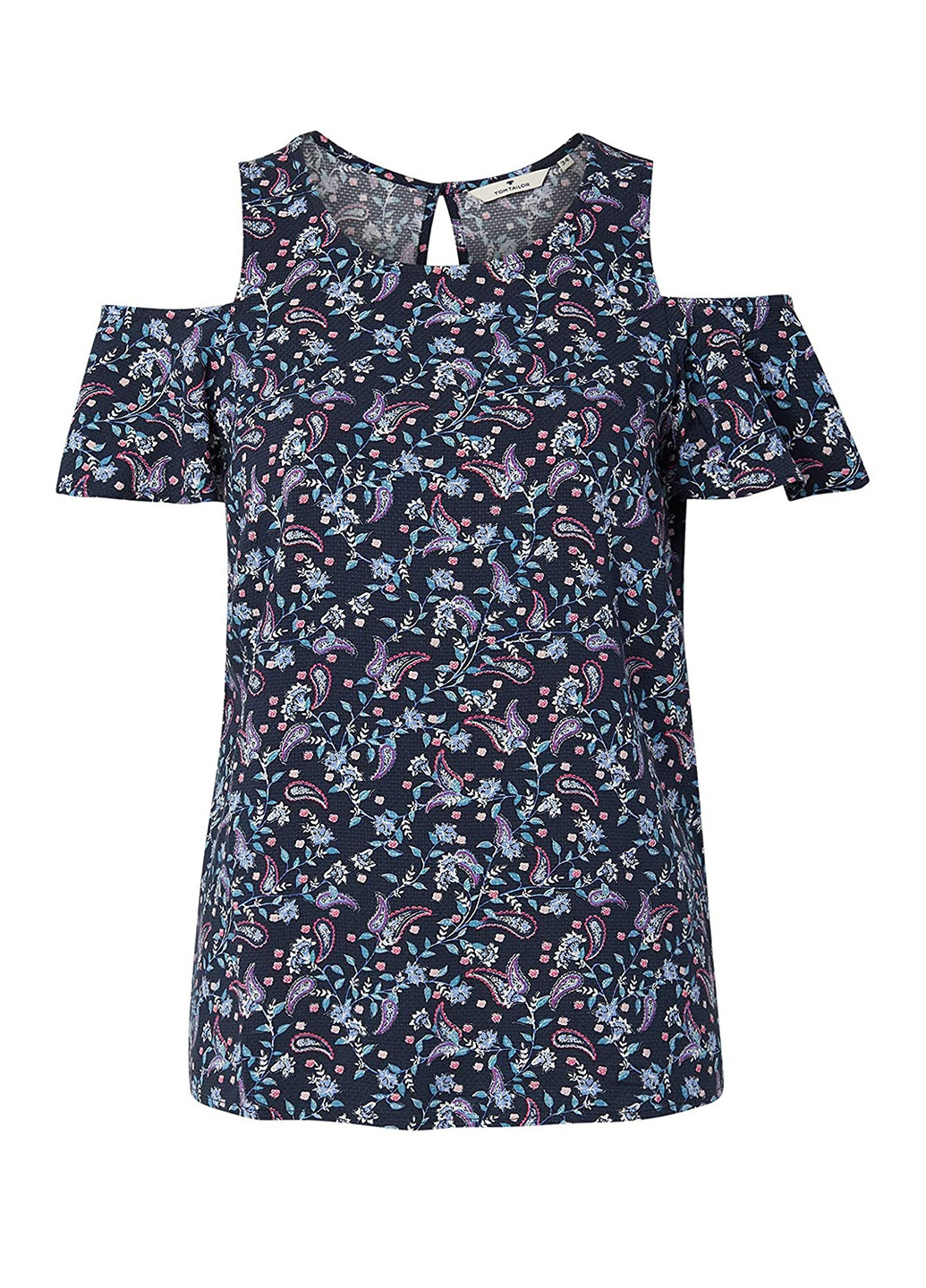 Тёмно-синяя блуза Tom Tailor