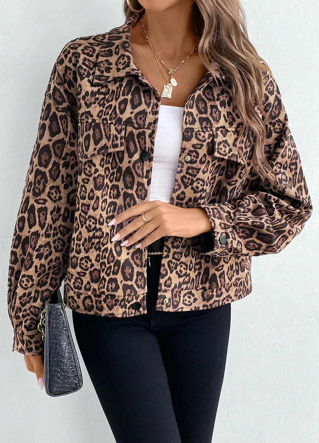 Куртка-сорочка SHEIN (344453474)