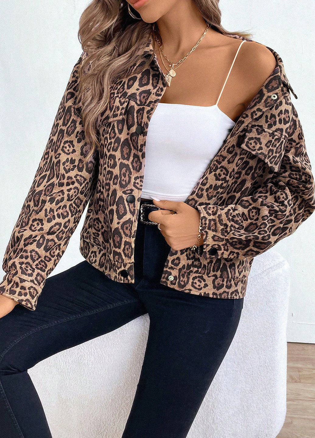 Куртка-сорочка SHEIN (344453474)