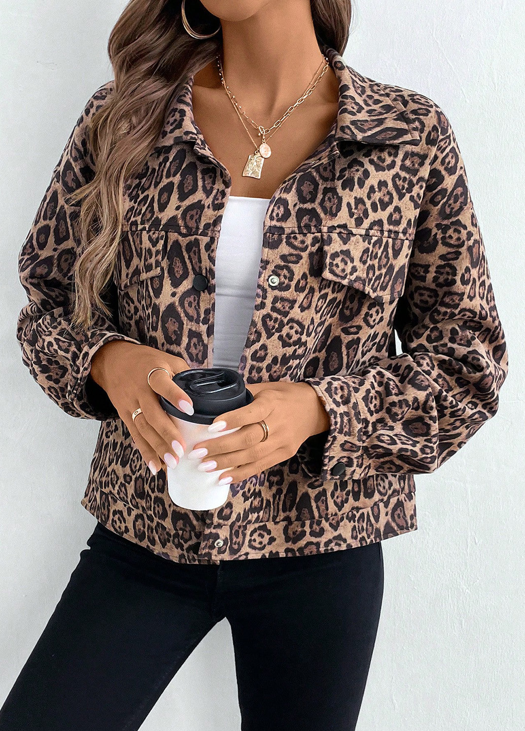 Куртка-сорочка SHEIN (344453474)