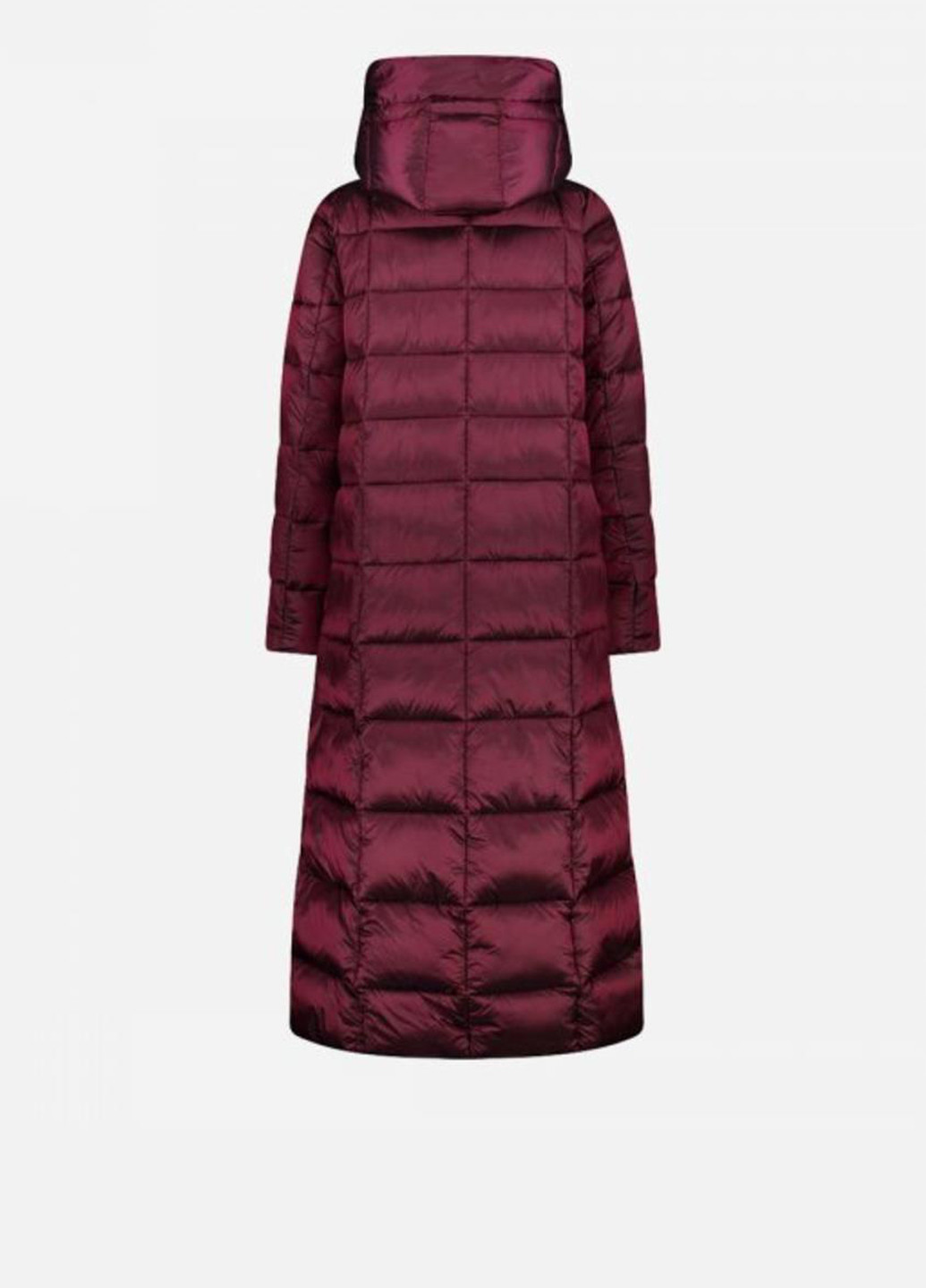 Бордовая демисезонная куртка 32k3136-c913 куртка-пальто CMP WOMAN COAT FIX HOOD