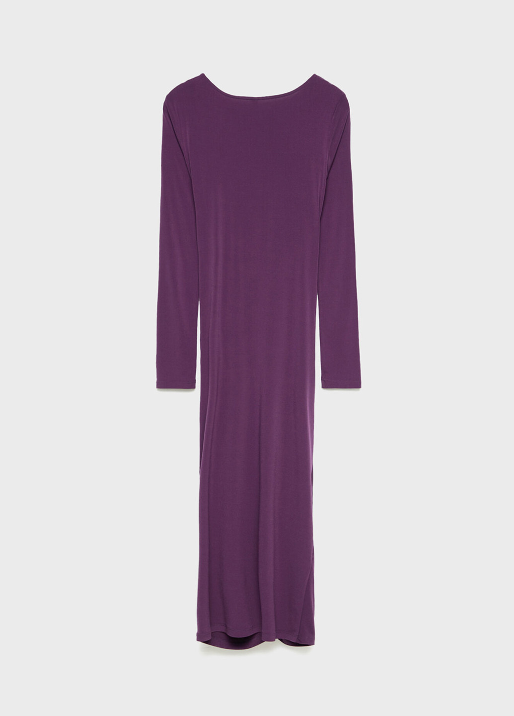 Фиолетовое деловое, кэжуал платье силуэтная Stradivarius однотонное
