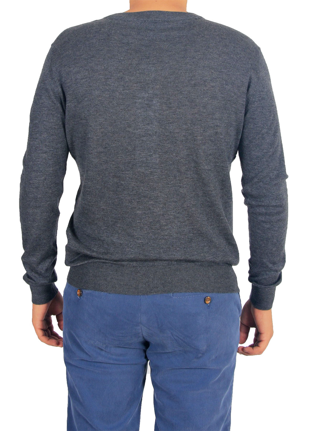 Серый зимний пуловер John Richmond