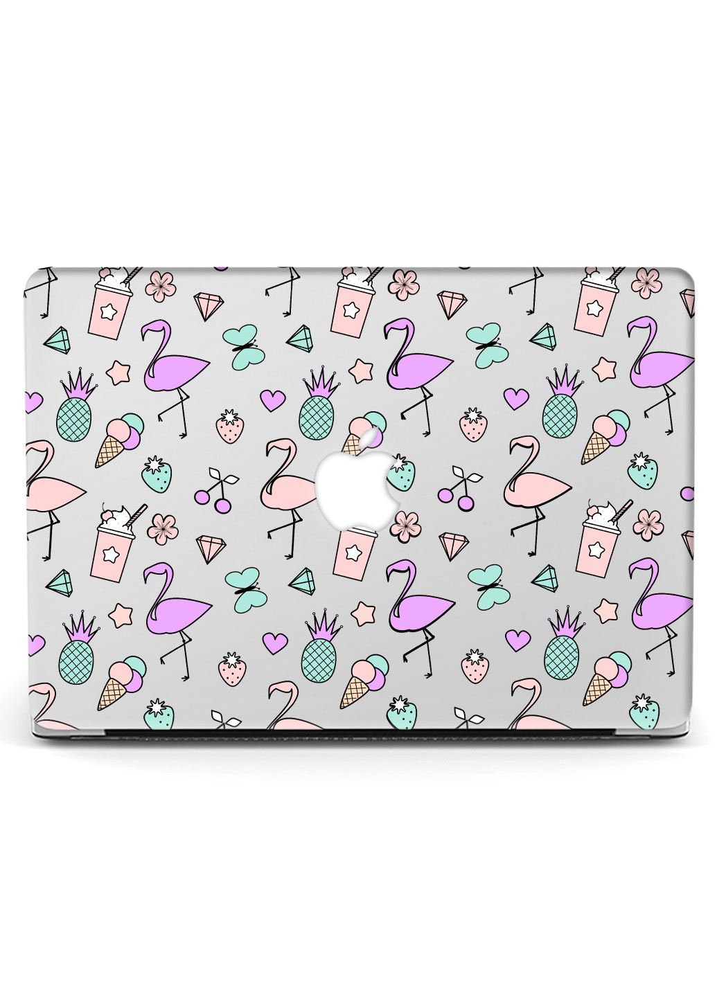Чехол пластиковый для Apple MacBook Air 13 A1932 / A2179 / A2337 Фламинго (Flamingo) (9656-1937) MobiPrint (218506032)