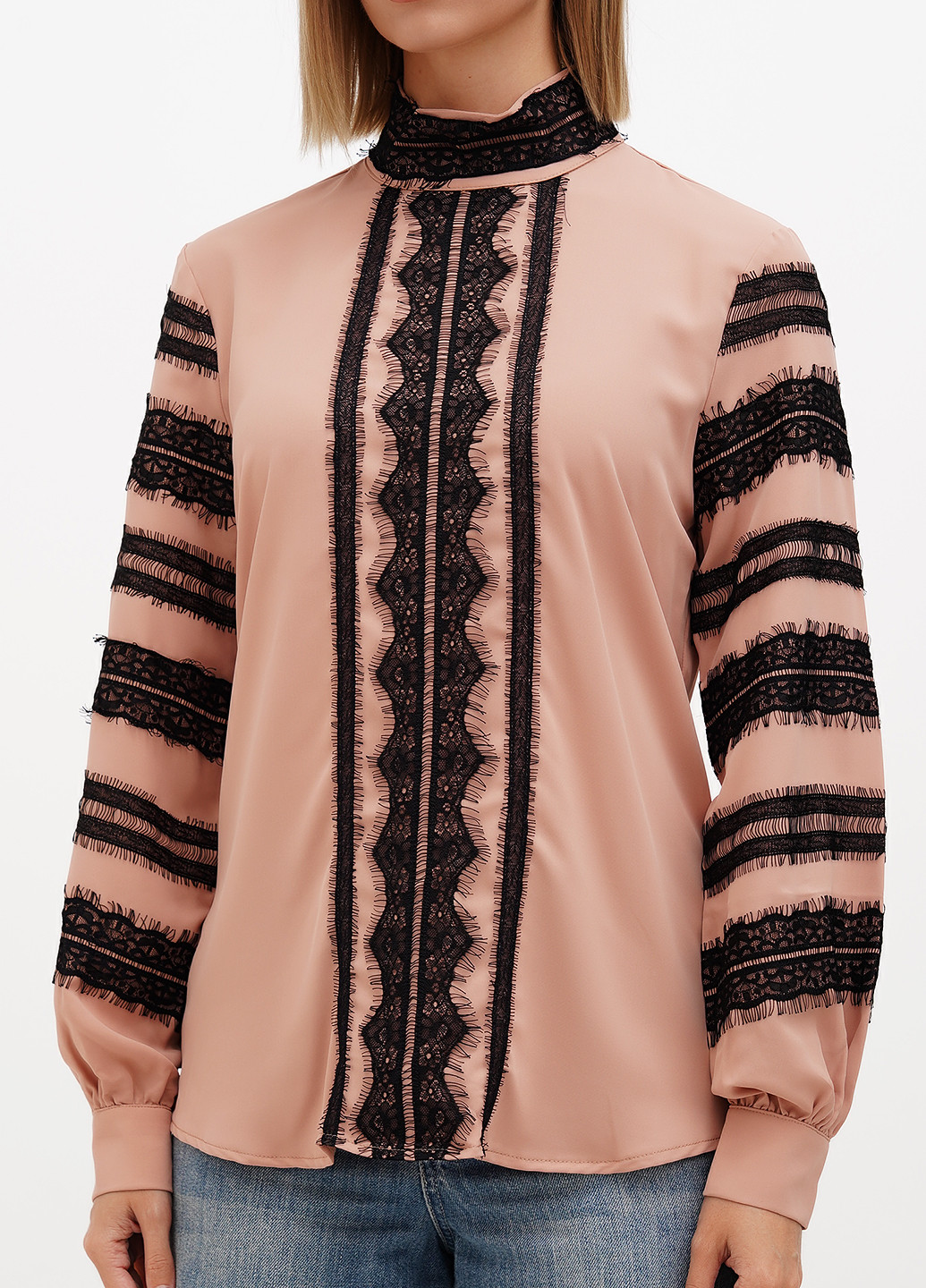 Бежевая блуза Sassofono