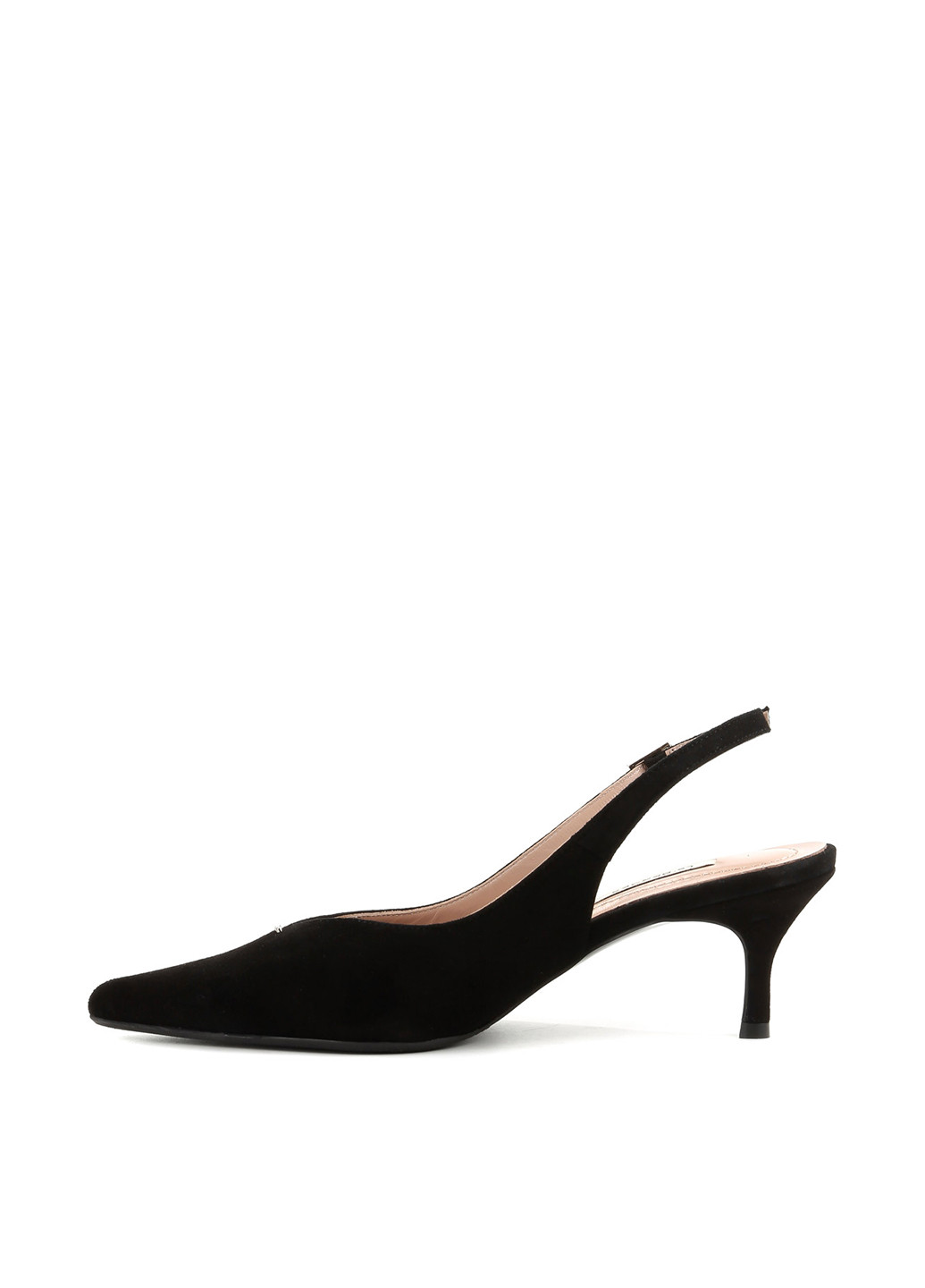 Le'BERDES Туфлі слінгбекі чорний з натуральна замша, україна — літо (360795501)