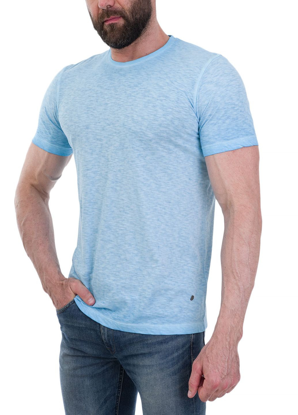 Голубая футболка Ragman