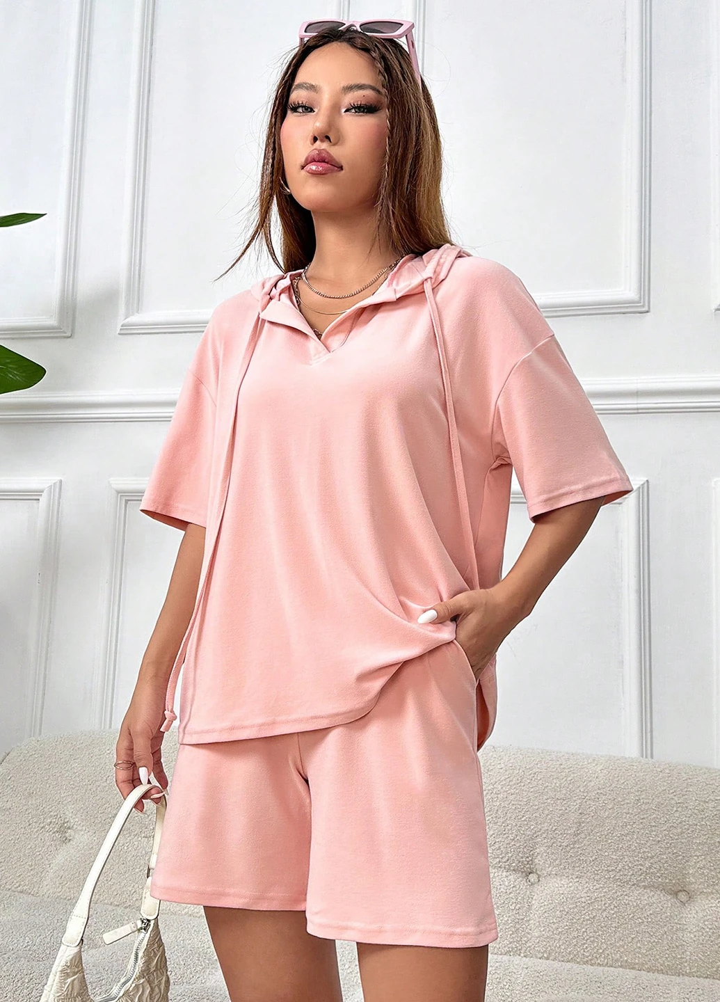 Костюм (футболка, шорти) SHEIN (311507293)