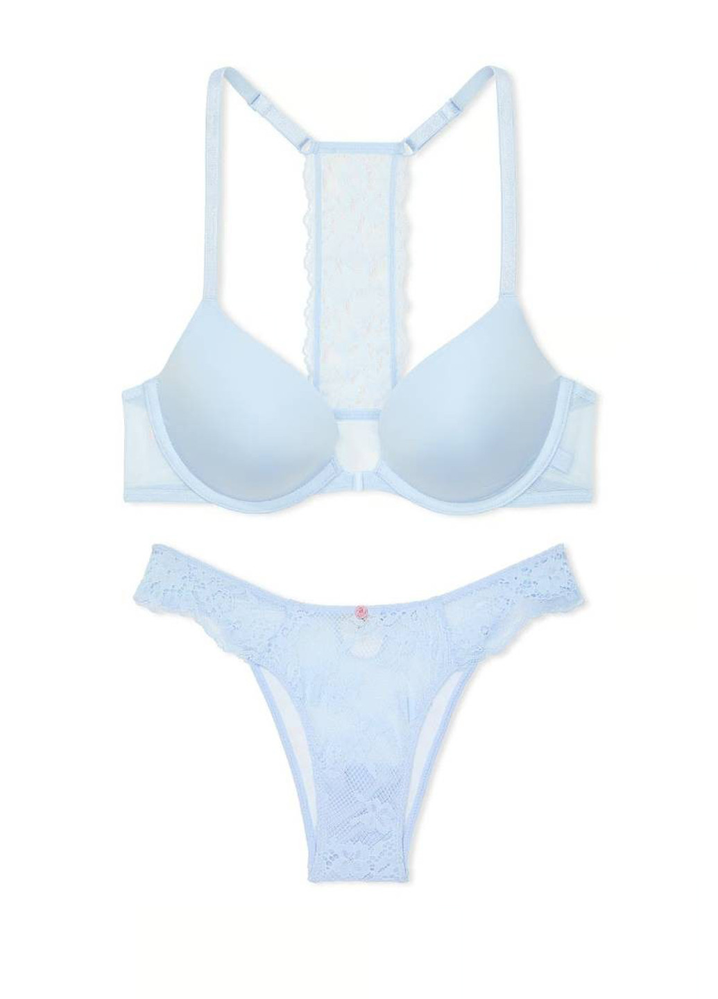 Блакитний демісезонний комплект (бюст, трусики) Victoria's Secret