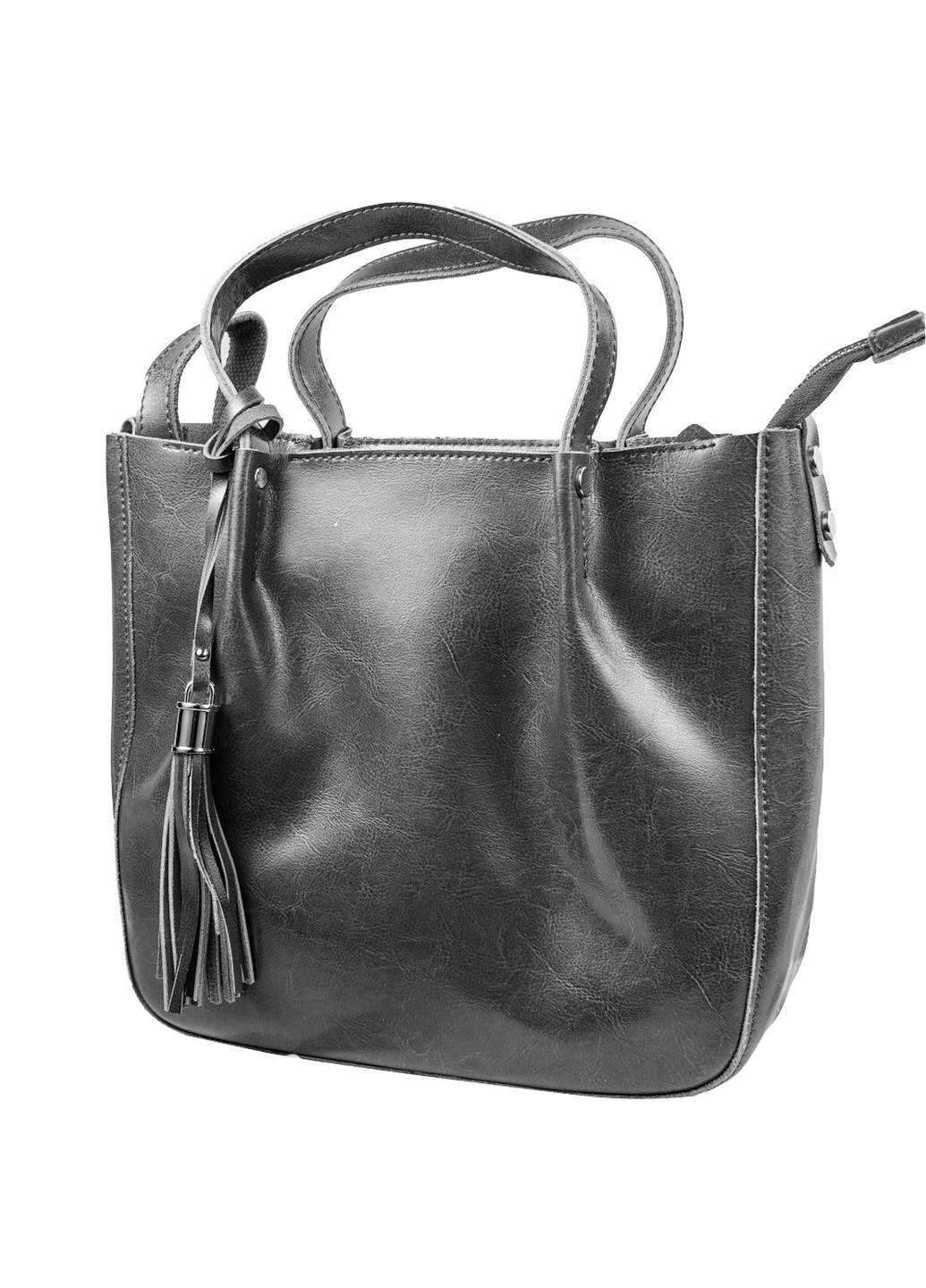 Жіноча повсякденна шкіряна сумка 28х26х10 см Eterno (255710475)