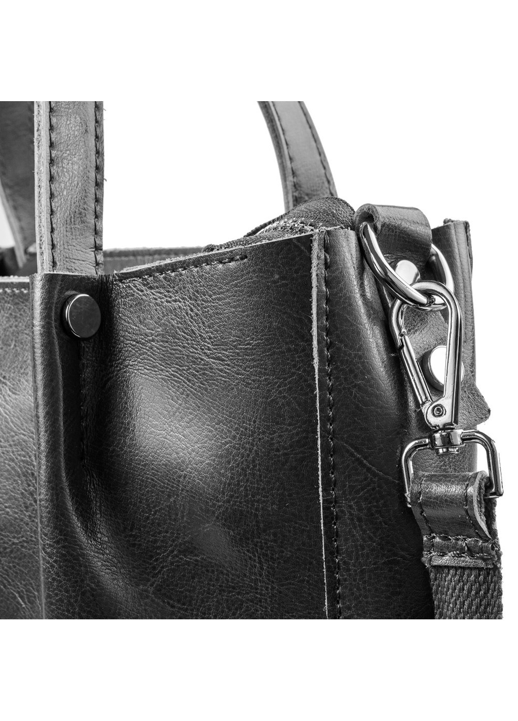 Жіноча повсякденна шкіряна сумка 28х26х10 см Eterno (255710475)