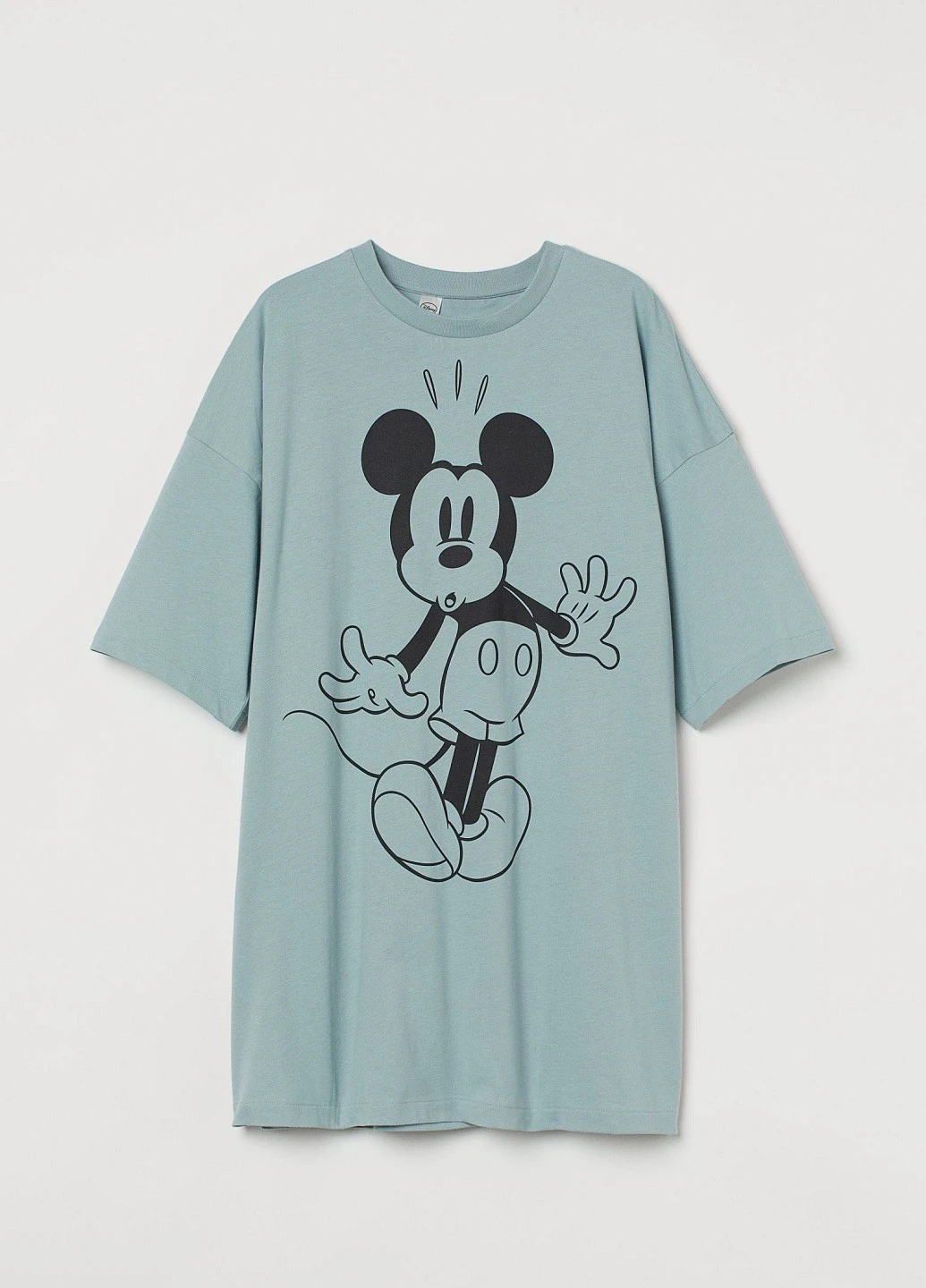 Бирюзовая домашний рубашка с рисунком H&M