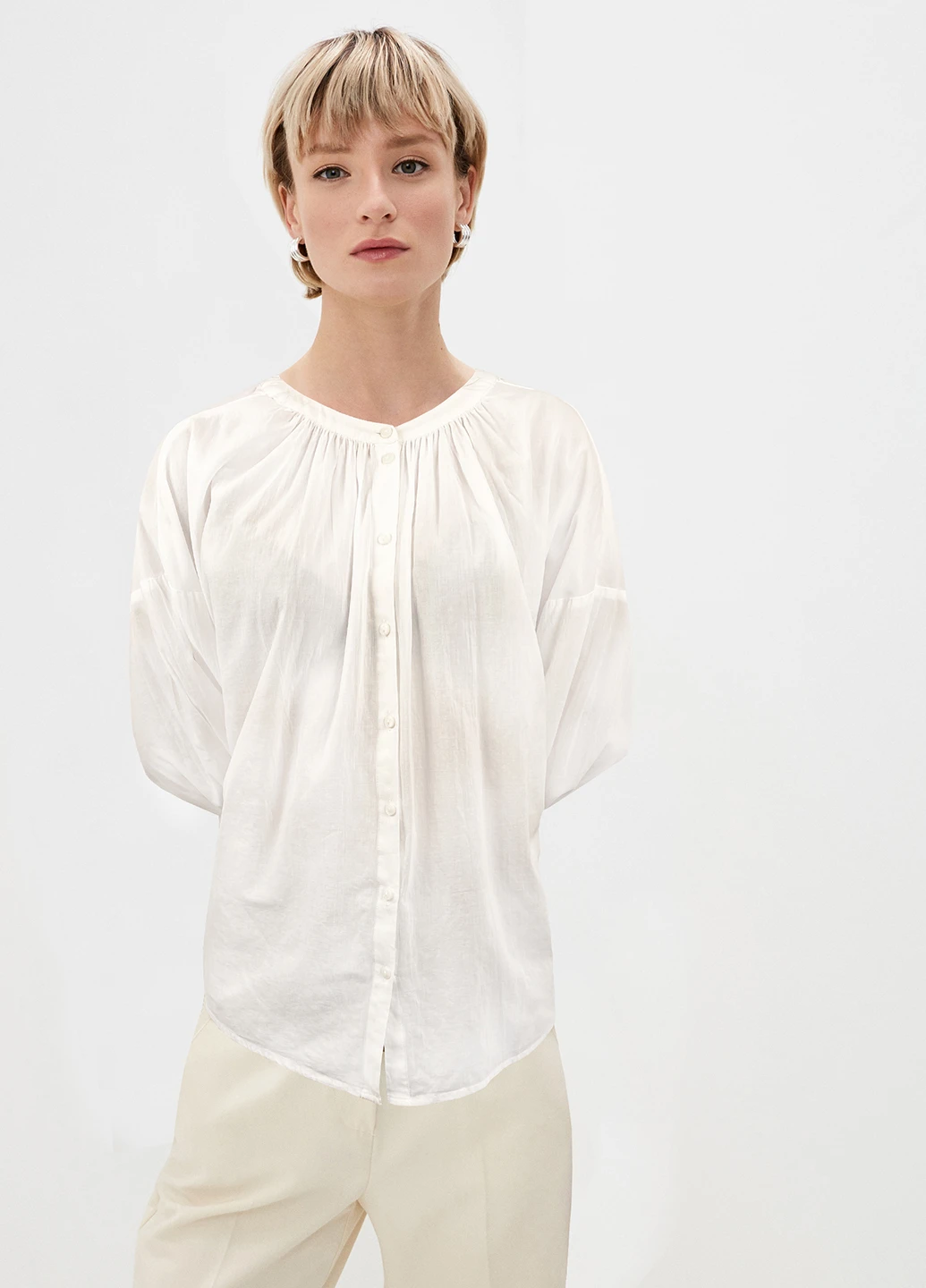 Белая блуза Monki