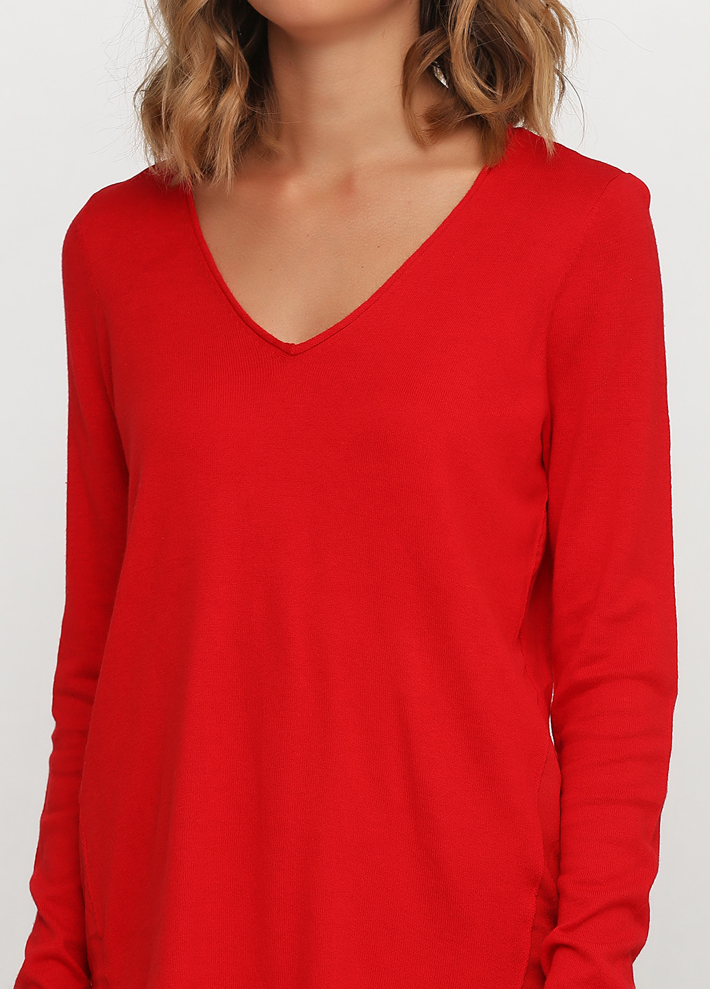 Червоний демісезонний пуловер пуловер The Limited