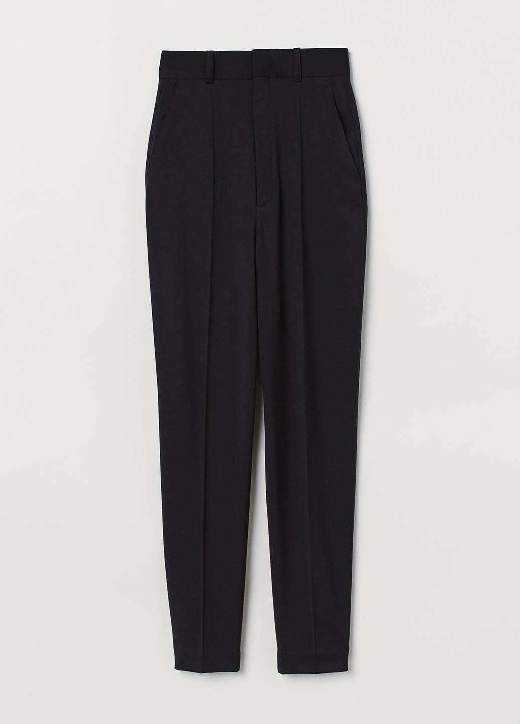 Черные кэжуал демисезонные зауженные брюки H&M Studio