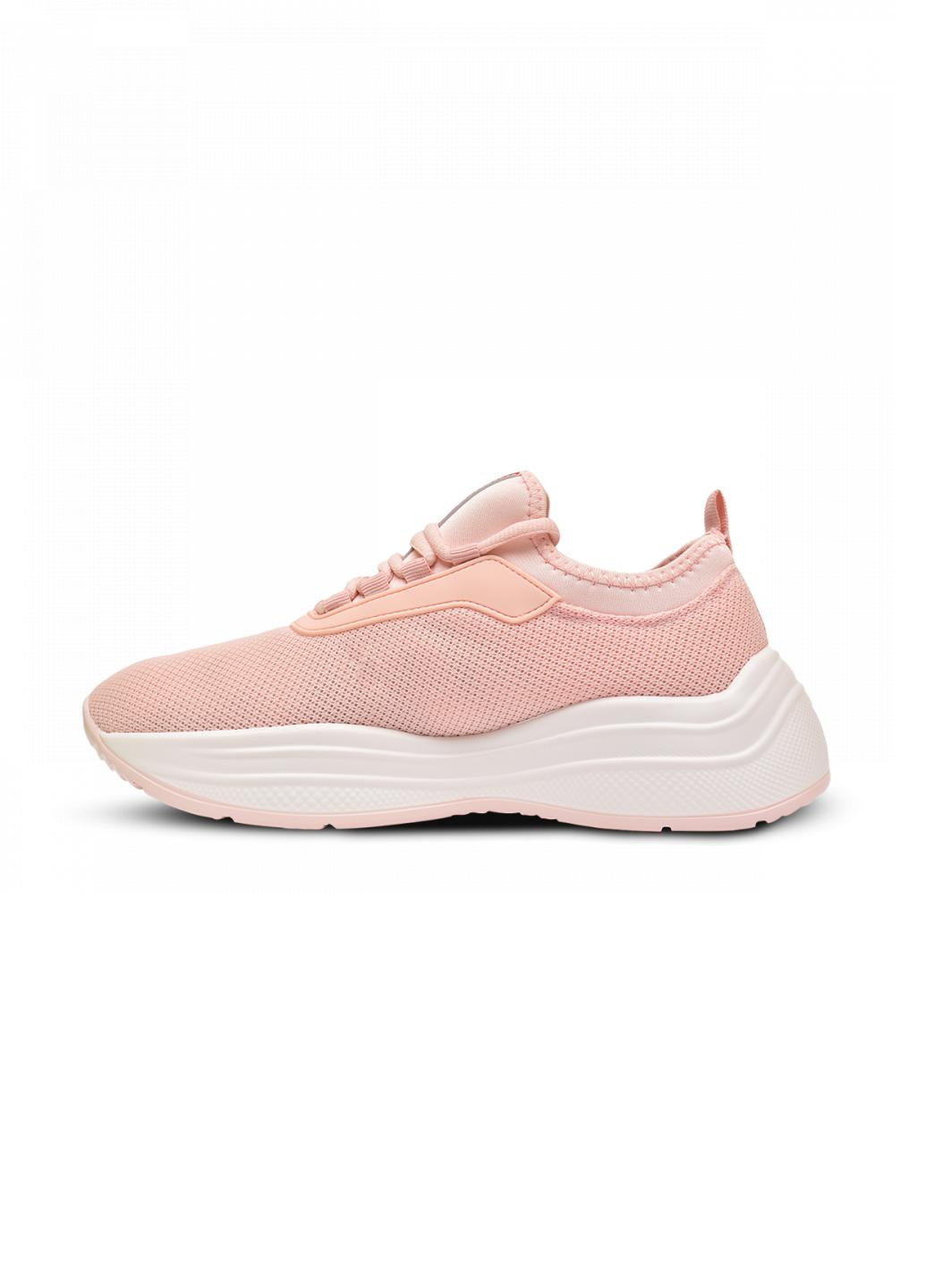 Розовые демисезонные кроссовки женские 80152 No Brand