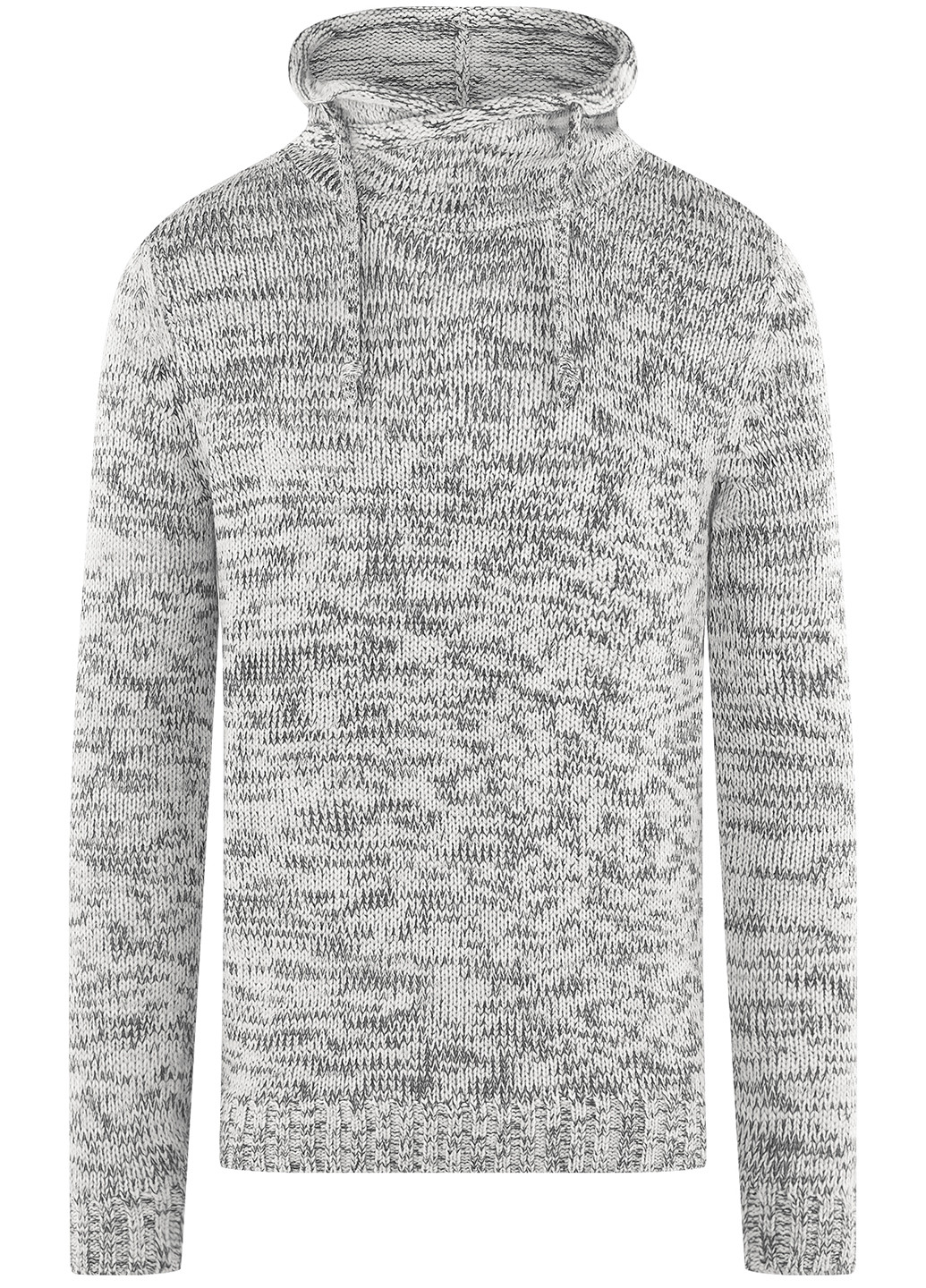 Серый зимний свитер Oodji