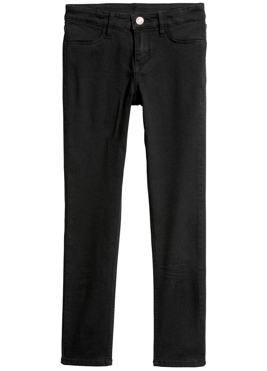 Черные демисезонные скинни джинсы H&M
