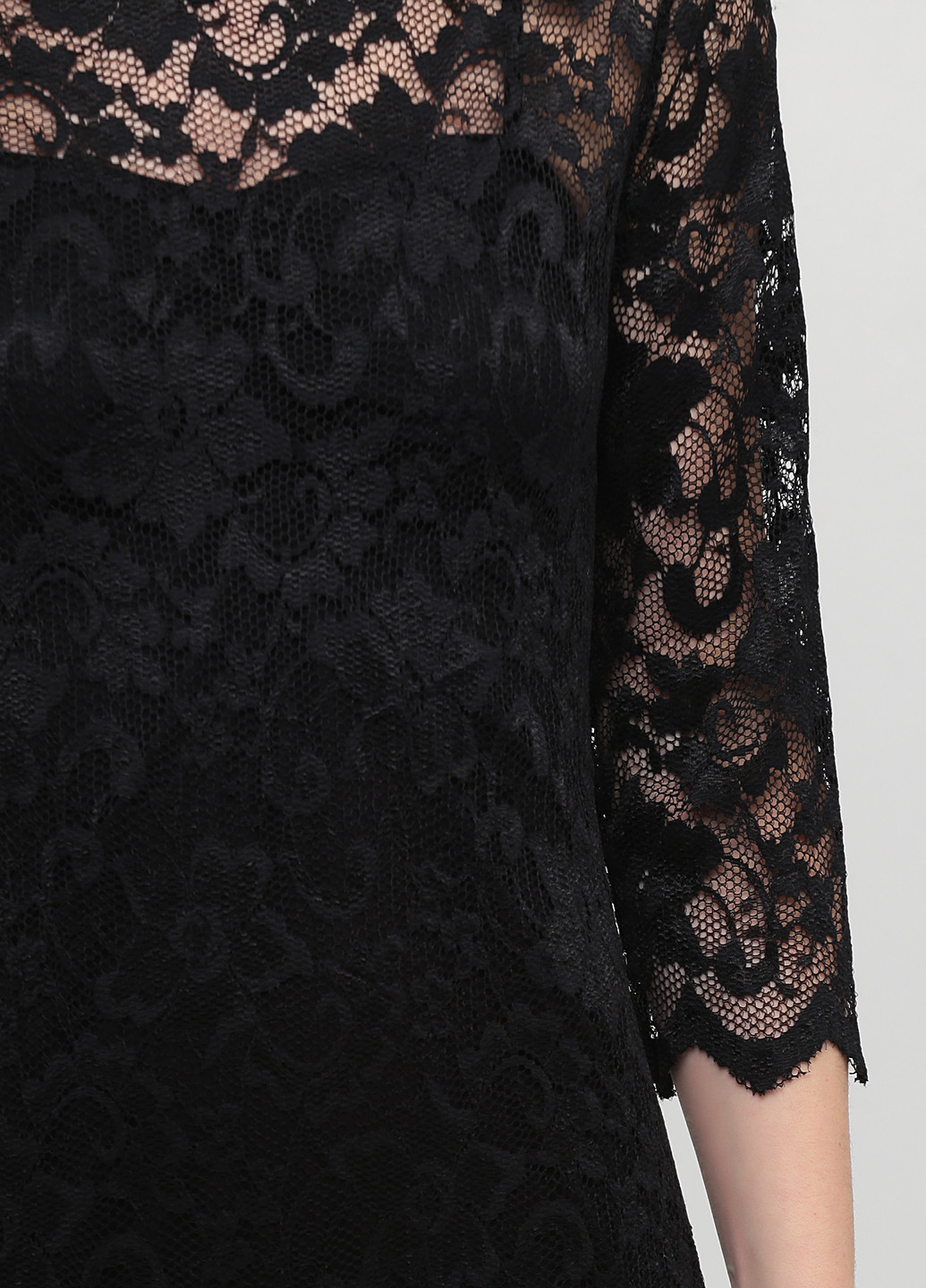 Черное коктейльное платье бандажное Asos однотонное