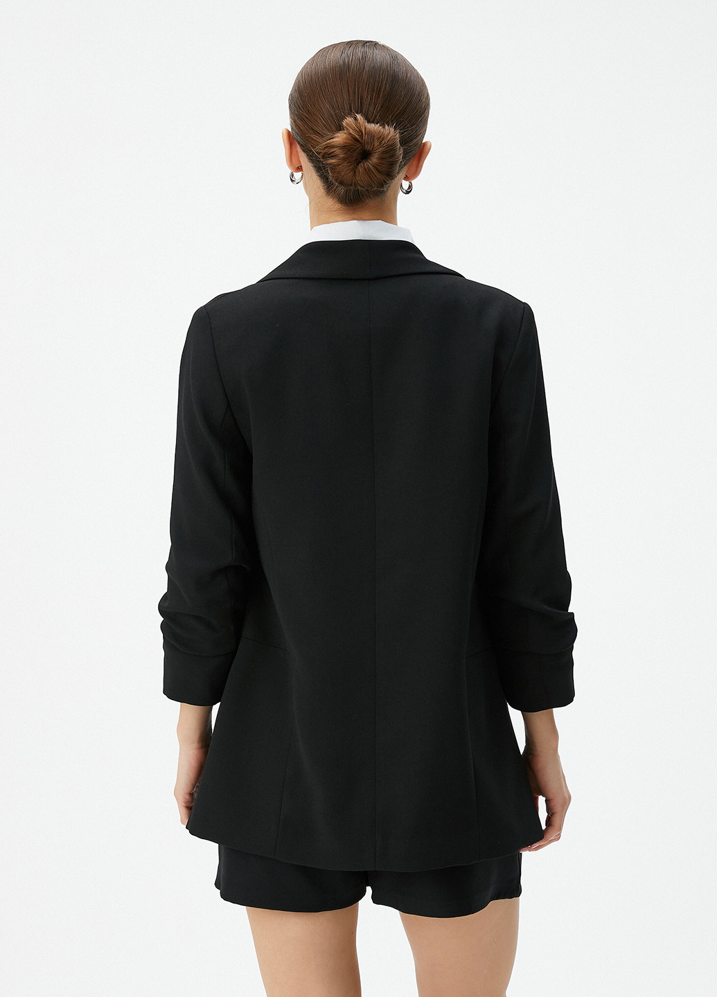 Черный женский куртка KOTON однотонный - демисезонный