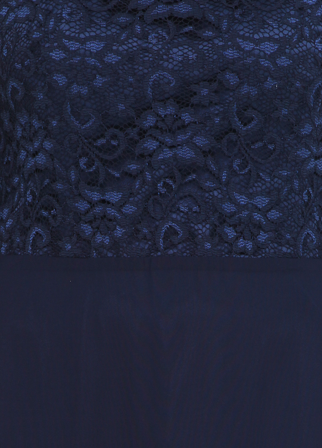 Темно-синее вечернее платье с длинным рукавом Swing фактурное
