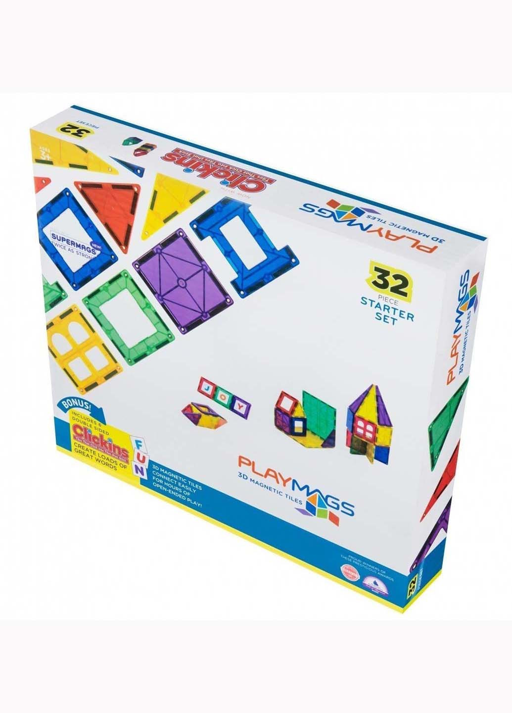 Конструктор Playmags Магнитный набор 32 элемента (207383285)