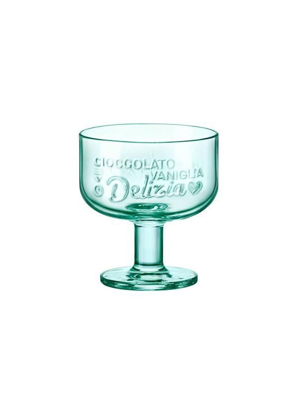 Креманка Graphica Dessert Green 122105-MTV-121990 280 мл зелена Bormioli Rocco (253786786)