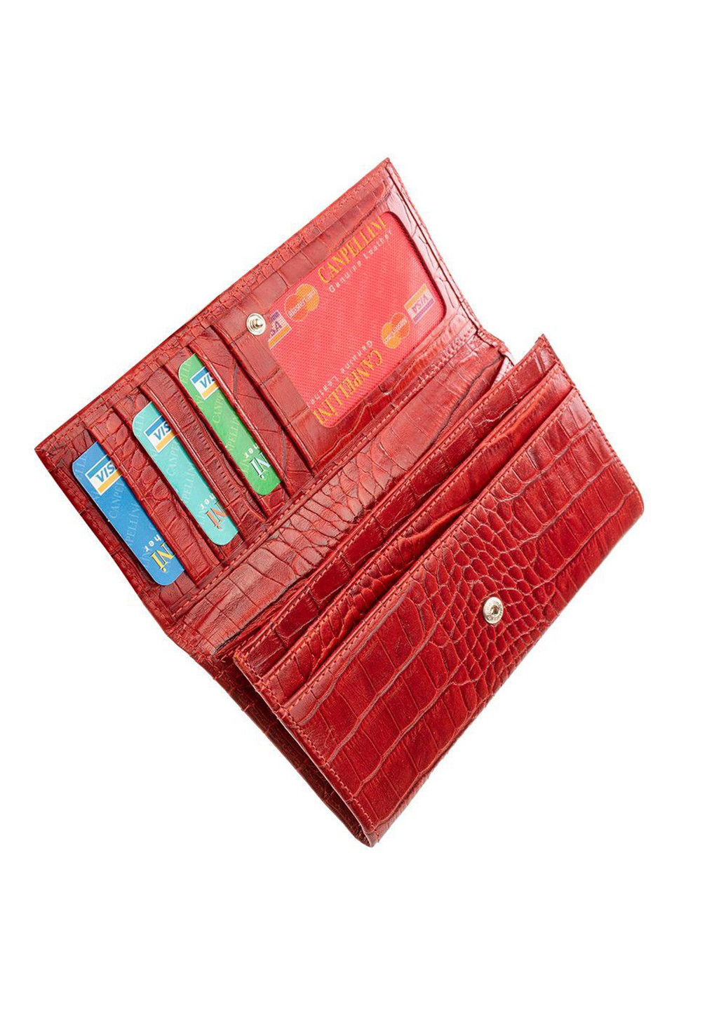Жіночий шкіряний гаманець 18х9х2 см Canpellini (252126764)