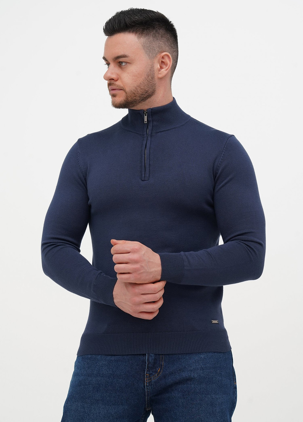 Синий демисезонный свитер Trend Collection