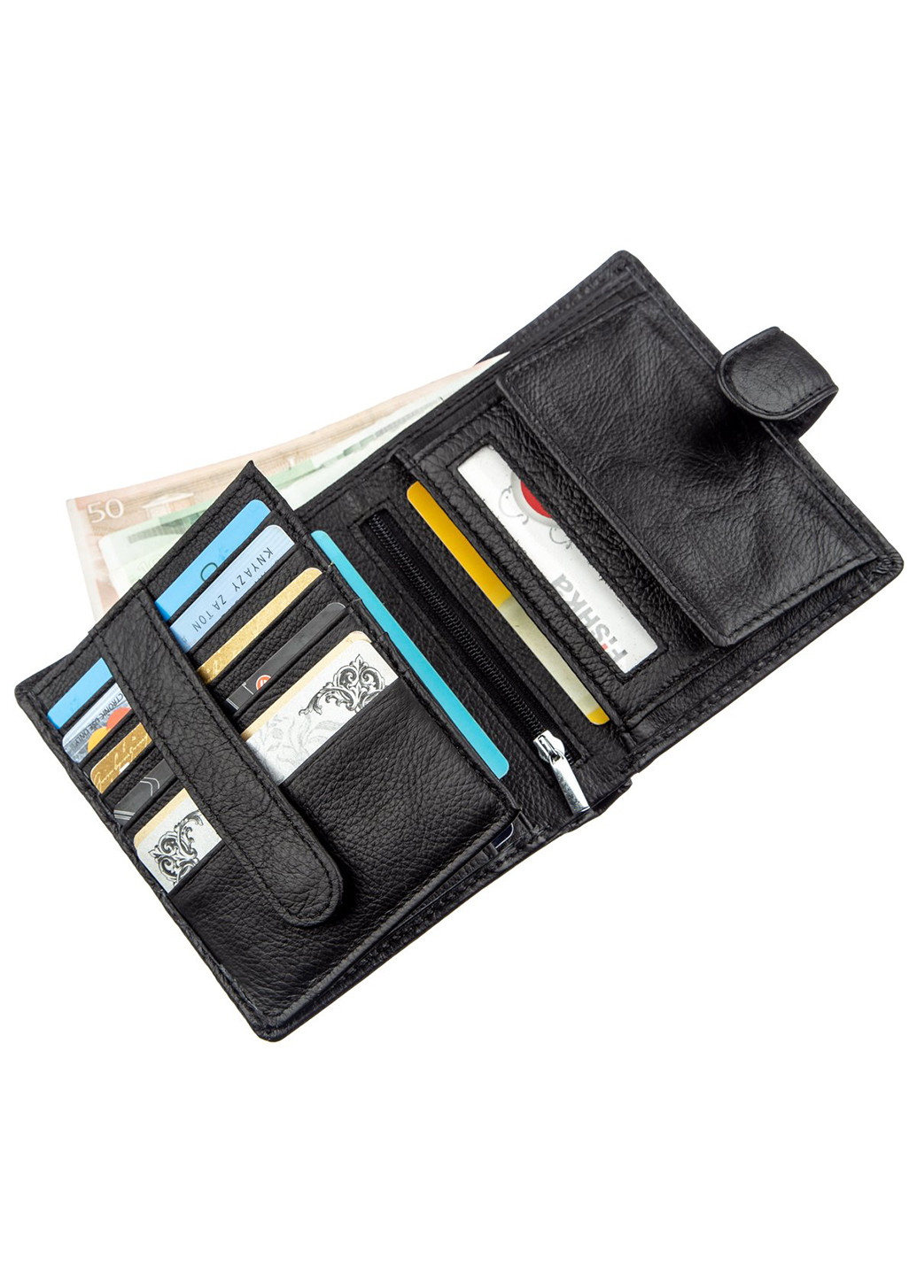 Мужской кожаный кошелек 10,5х12 см st leather (229460240)