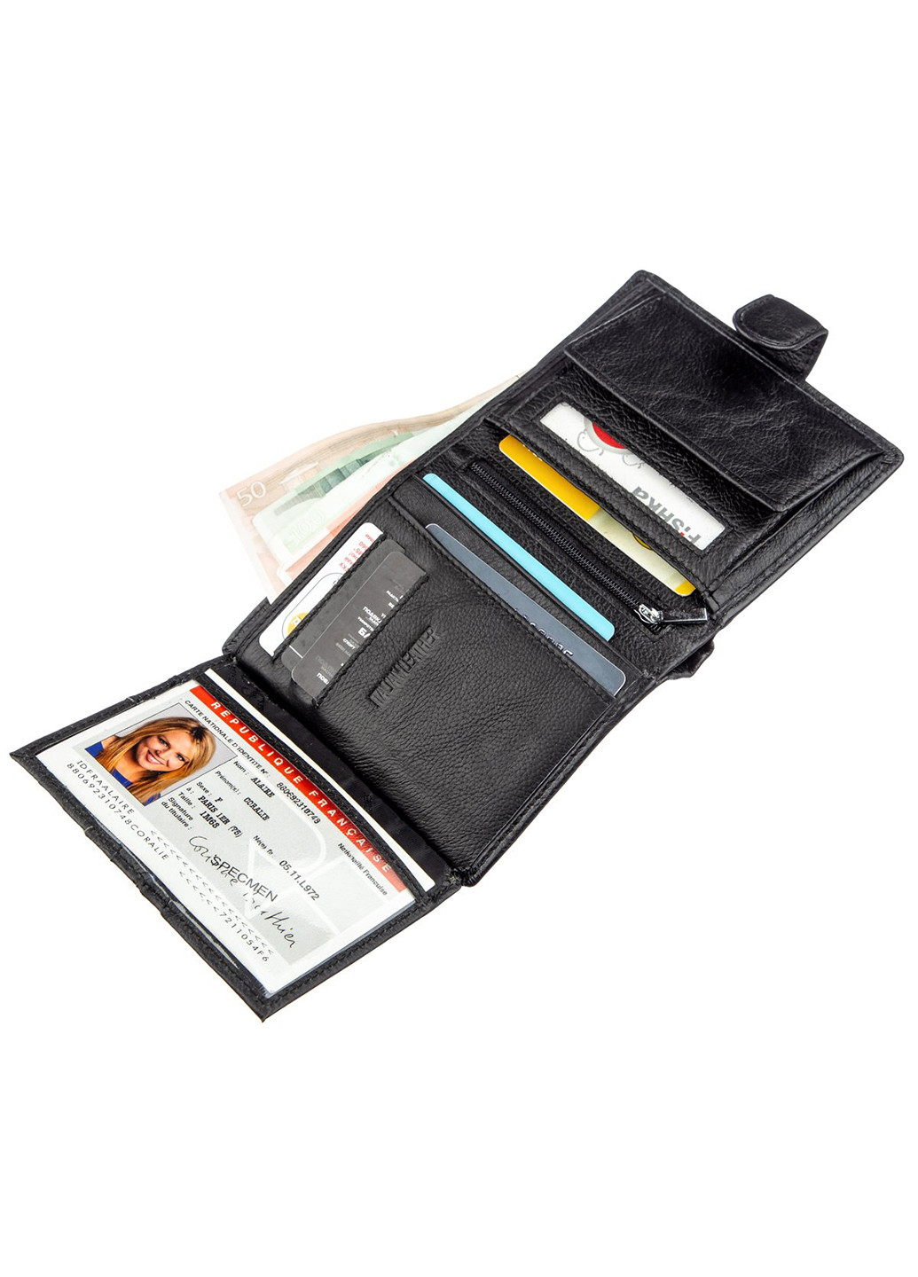 Мужской кожаный кошелек 10,5х12 см st leather (229460240)