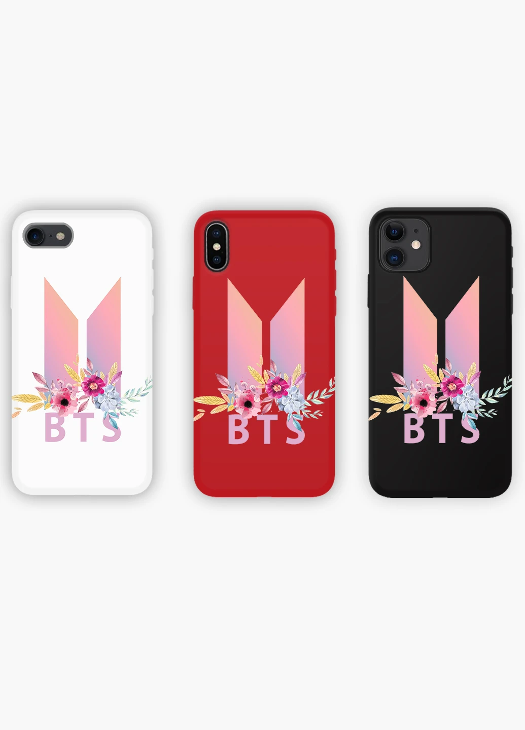 Чехол силиконовый Apple Iphone 8 plus БТС (BTS) (6154-1081) MobiPrint (219356997)