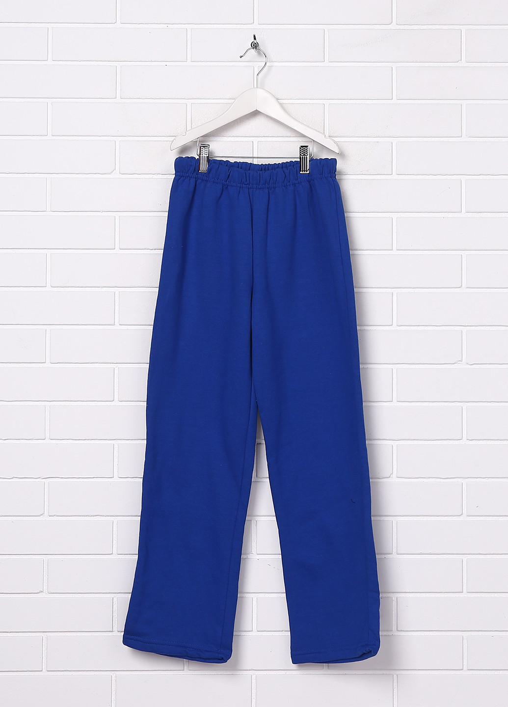 Светло-синие спортивные демисезонные брюки со средней талией Gildan