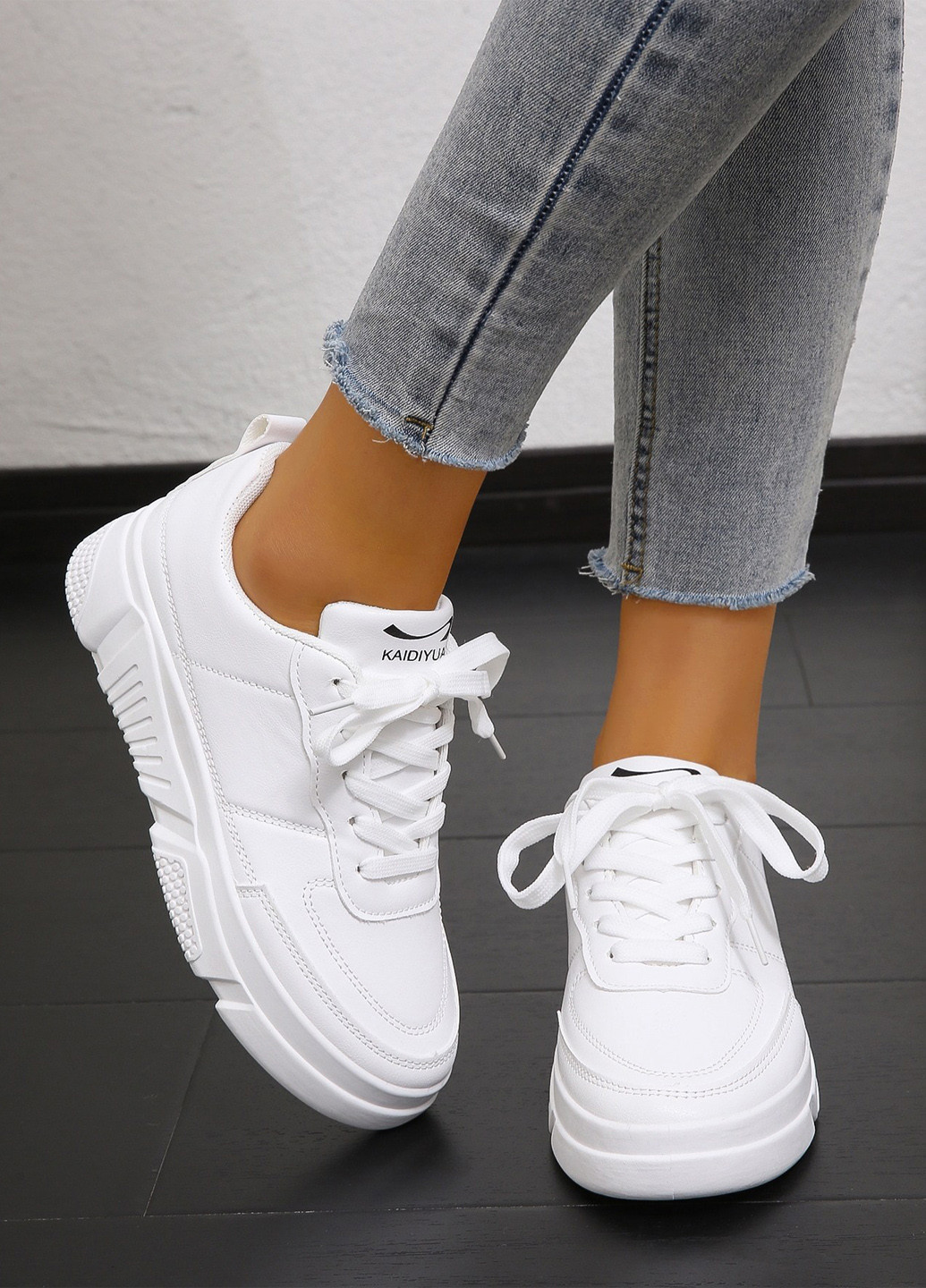 Кроссовки SHEIN белые демисезоны (337992275)