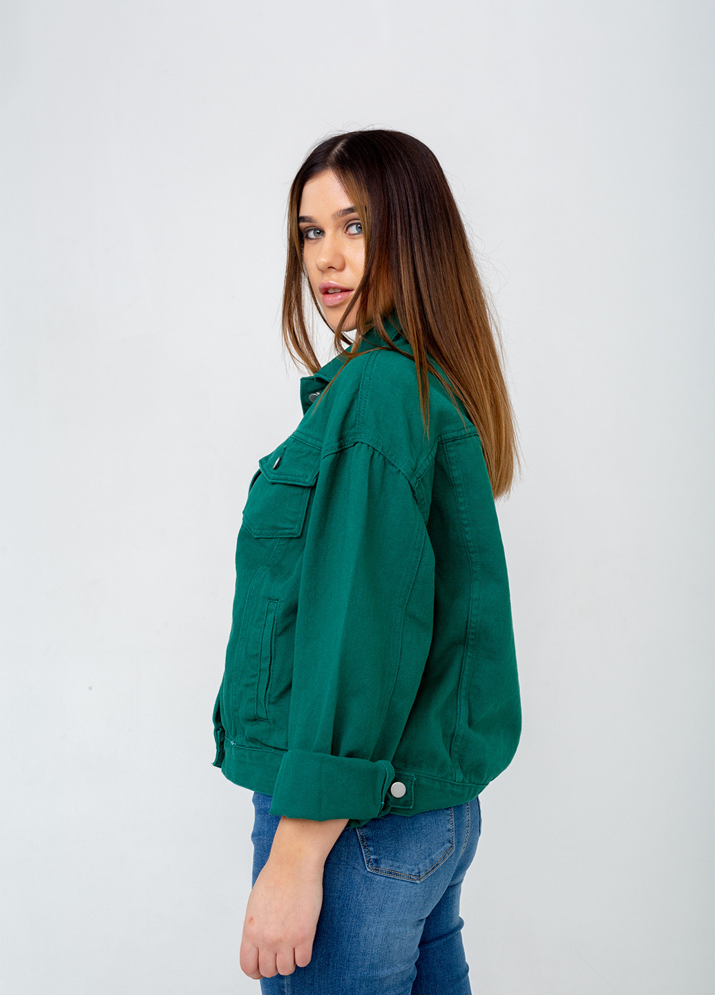 Зеленая демисезонная куртка Icon