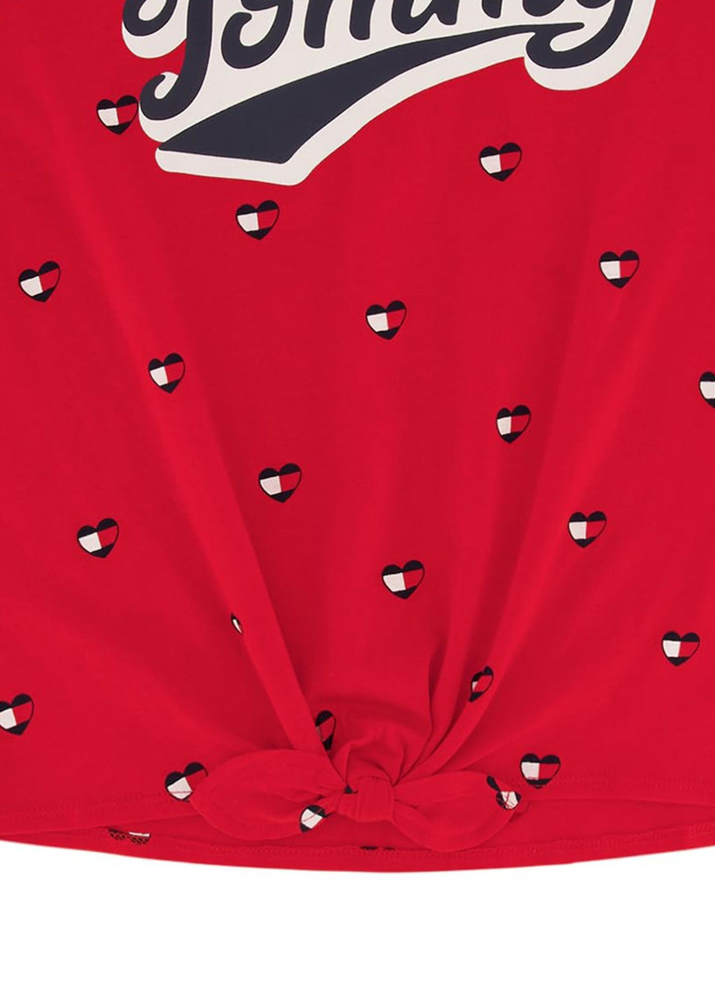 Красная летняя футболка Tommy Hilfiger