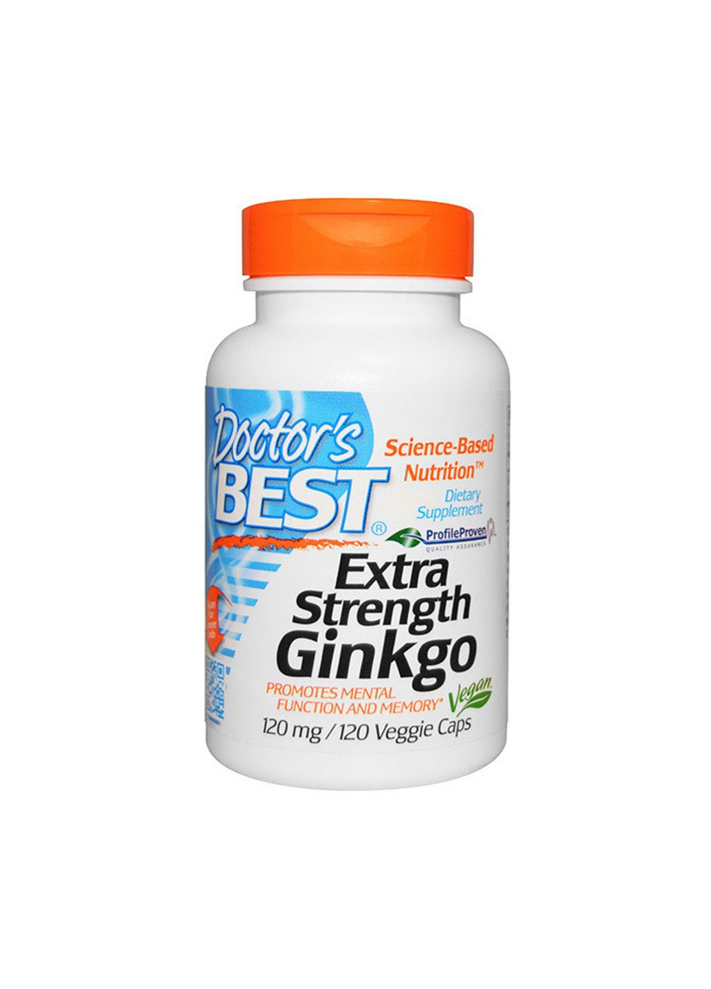 Гинкго билоба Extra Strength Ginkgo 120 mg (120 капс) доктор бест Doctor's Best (255409462)