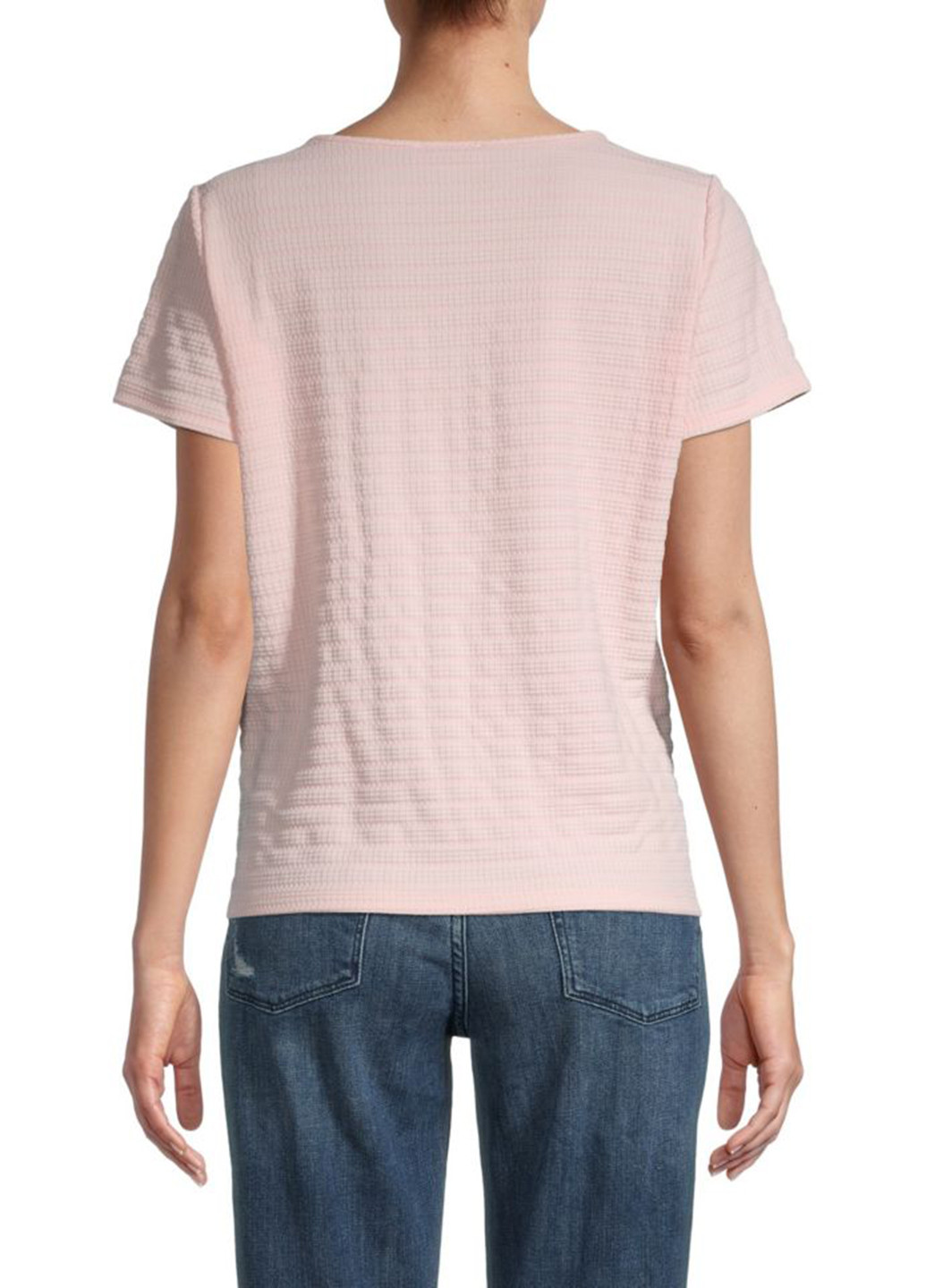 Светло-розовая летняя футболка Calvin Klein