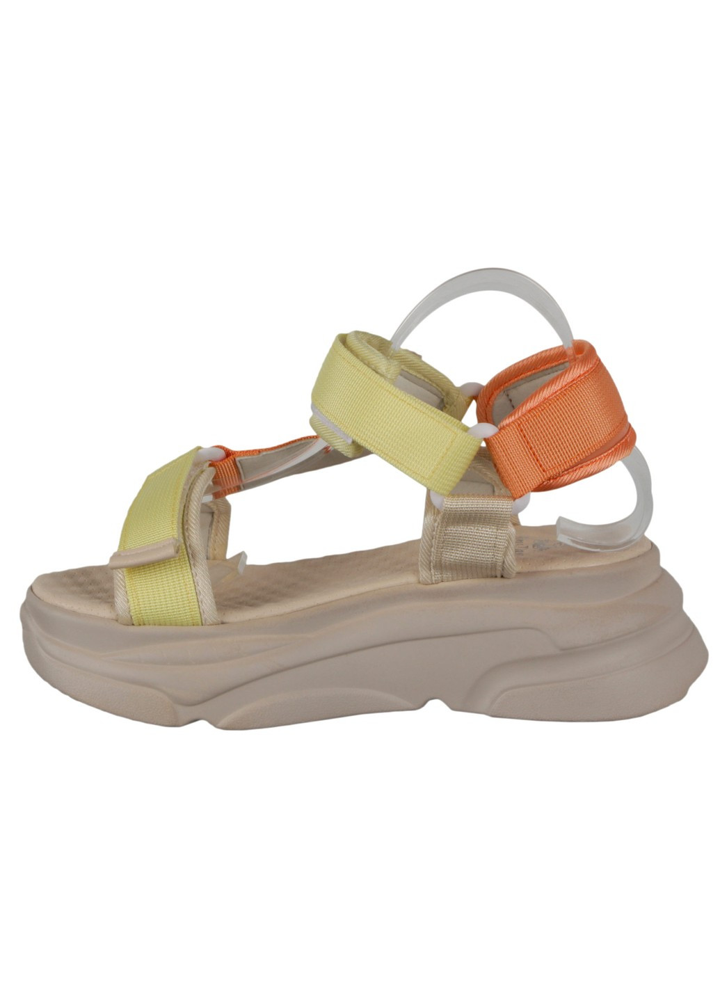 Белые женские босоножки 198331 Pino Dangio на липучке