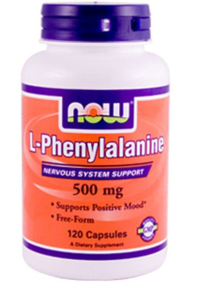L-Phenylalanine 500 mg 120 Caps Now Foods (256380171)